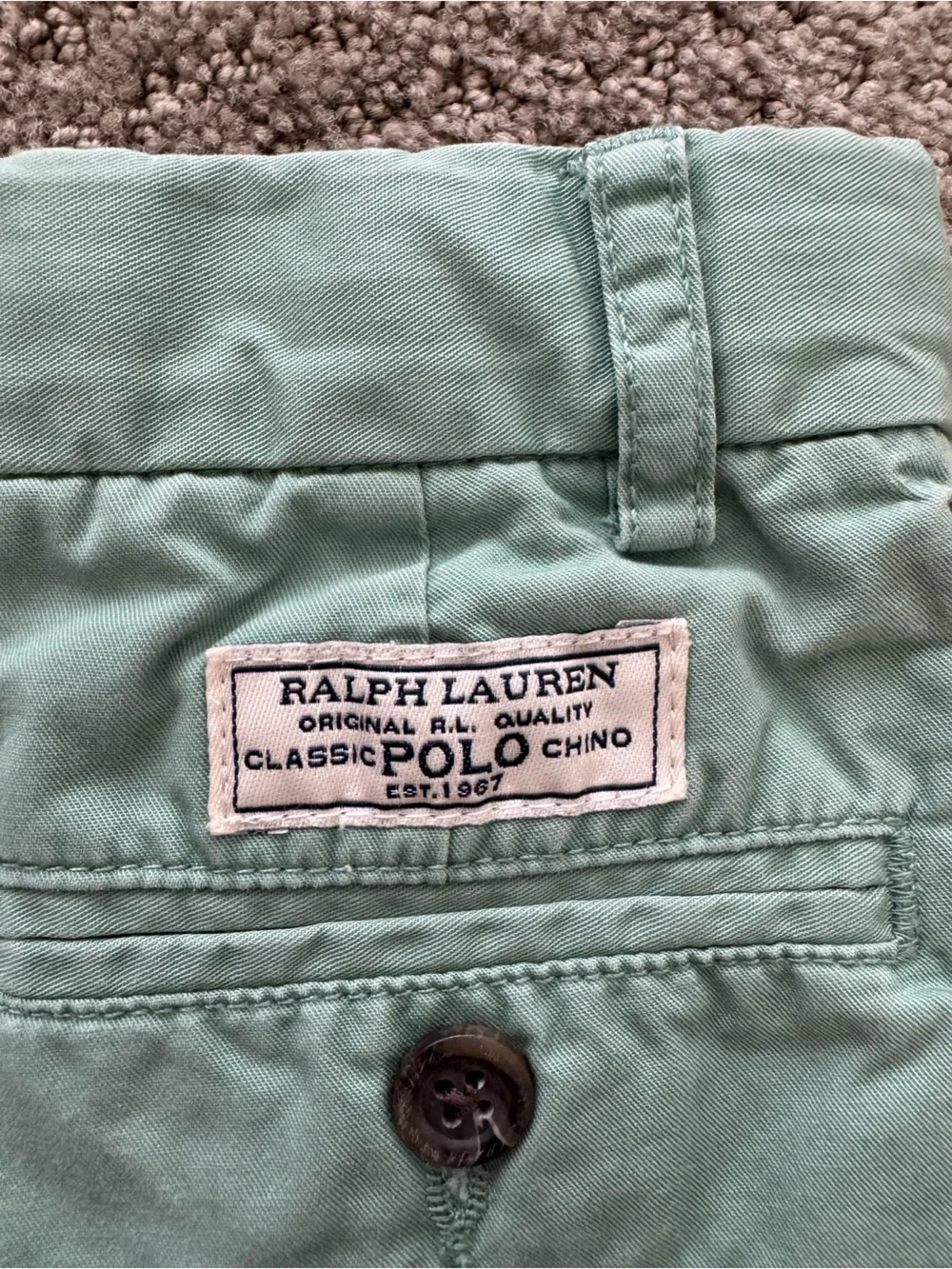 Ralph Lauren 2T Kids Green Cotton Shorts